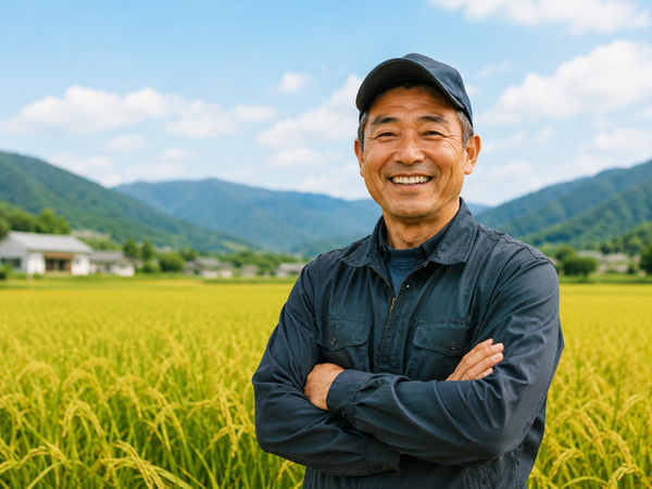 お米を育てる農家